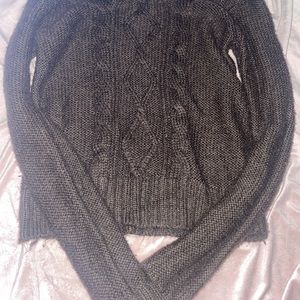 Brown, warm, fuzzy sweater